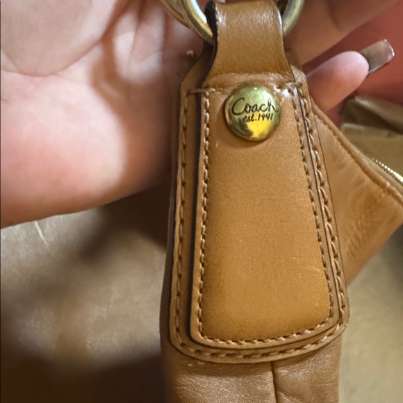 Coach Kristin Brown Leather Hobo Bag with Gold Accents - Picture 15 of 17